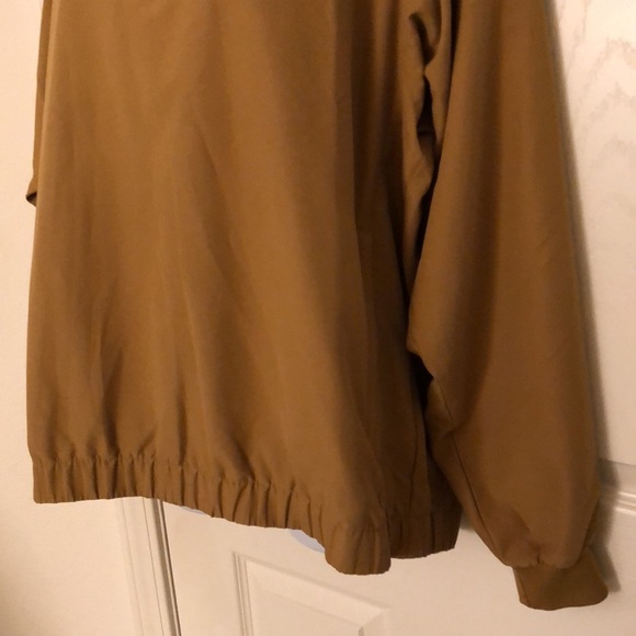 Olive Tan Pullover Crewneck Jacket - Picture 11 of 16